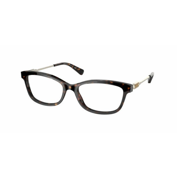 サングラス CoachHC6163F 5120 Eyeglasses Womens Dark Tortoise/Gold Full Rim 54mm