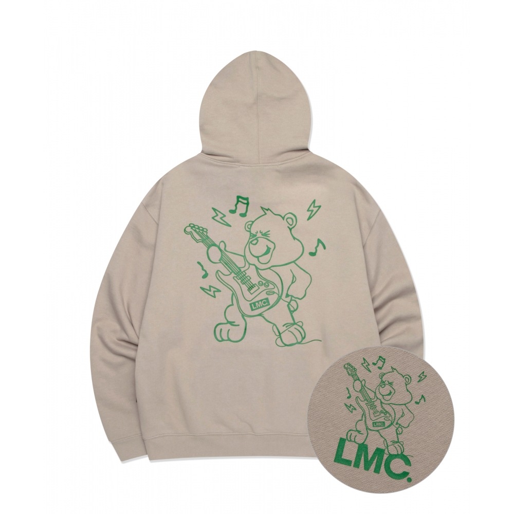 LMC [スウェット72時間のみ] PUNK BEAR HOODIE sand