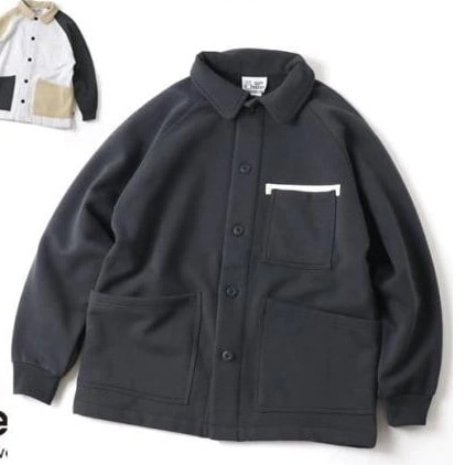 アウター ブルゾン スウェット カバーオール 12ozヘビー裏起毛スウェットカバーオール G233726 【セール品の為返品・交換不可商品】 7,313円