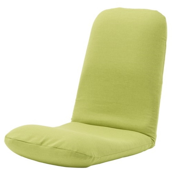 CELLUTANE 座椅子 ローチェアL タスクグリーン リクライニング 折り畳み コンパクト テレワーク 日本製 A453a-583GRN メーカー直送