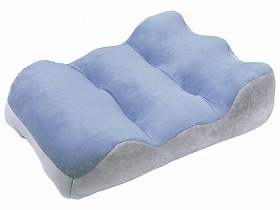 のびのび腰痛対策脚クッション スモーキーブルー 90672