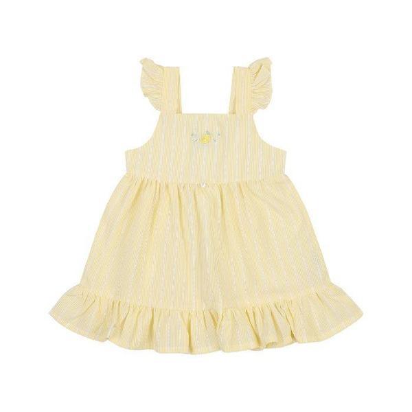 TC01 夏 OD)ラッフルノースリーブワンピース YELLOW 01T334058 (E49760741)