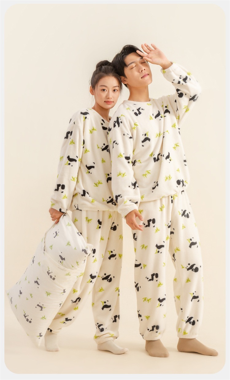 ルームウェアパジャマパジャマ ボア 上下セット 動物 レディース かわいい 温かい 部屋着 極暖 もこもこ 長袖 無地 ルームウェア あったかい 着る毛布 パンダ もこもこ 男女兼用 冬用 パジャマ