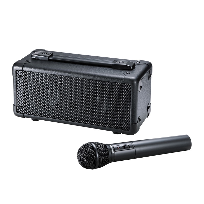 MM-SPAMP4 ワイヤレスマイク付き拡声器スピーカー