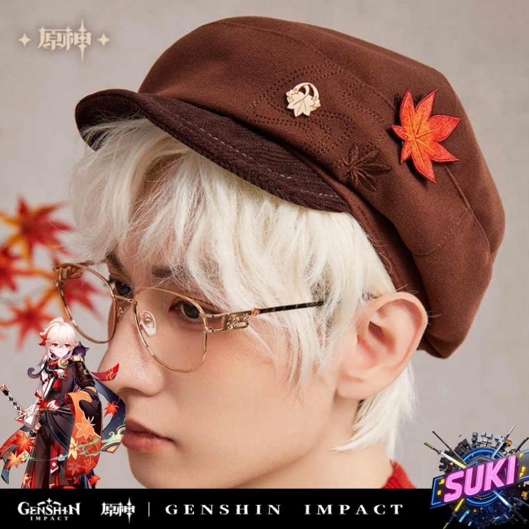 【プロ品質を極める!】原神 グッズ / 楓原万葉 インプレッションシリーズ / ハット / Genshin Impact Kaedehara Kazuha 枫原万叶 げんしん コスプレ 2