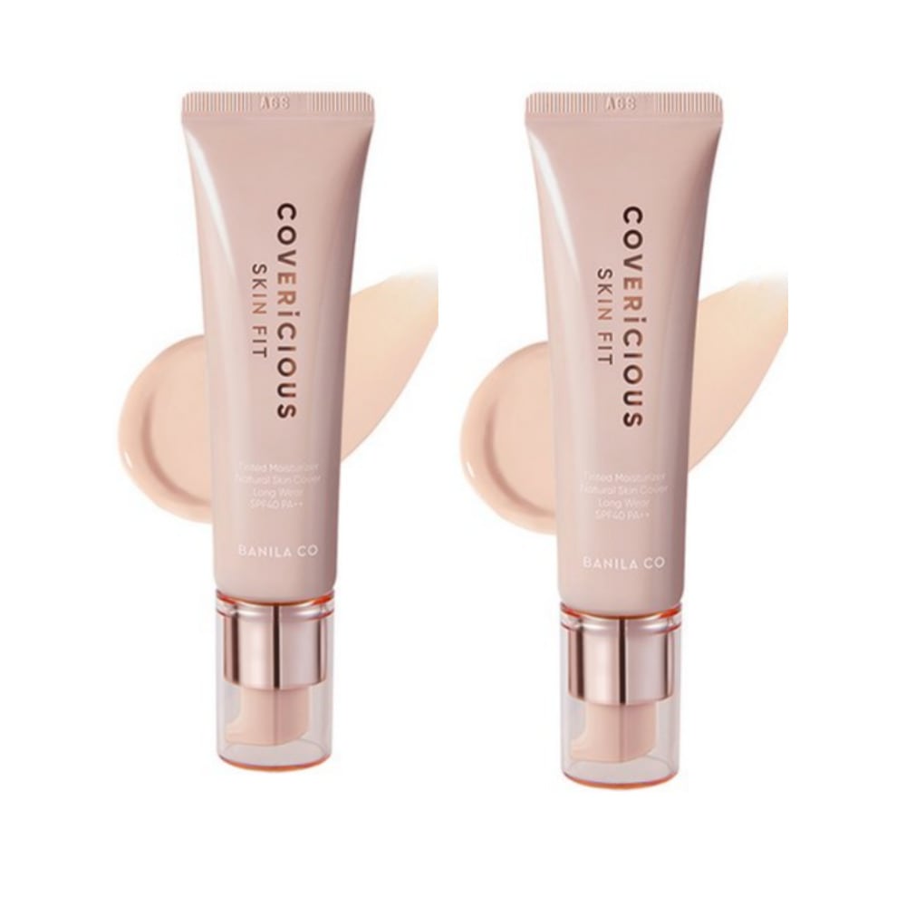 カバーリシャススキンフィットティンティードモイスチャーライザー 30ml,2ea