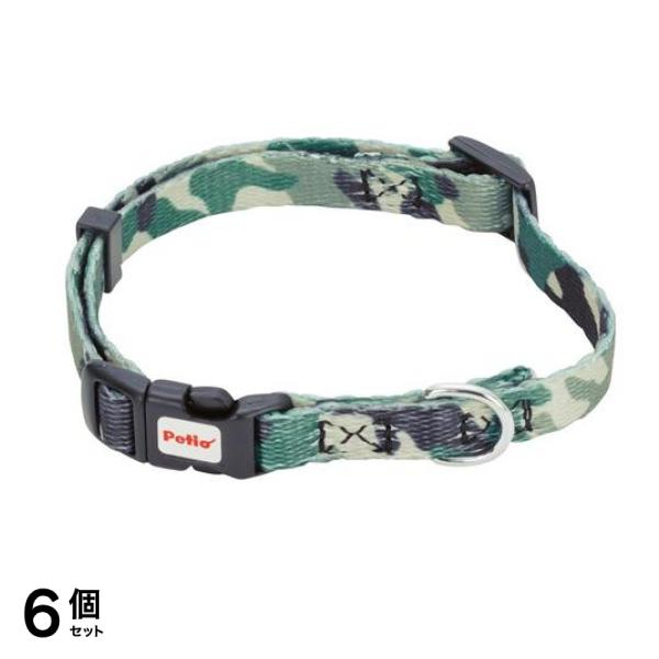 ペティオ ARF. アルファッション 迷彩カラー S 小型犬用首輪 グリーン 1本入 (W57239) 6個セット