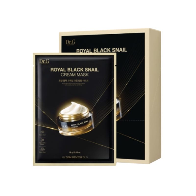 ロイヤル ブラック スネイル クリーム マスク 10枚