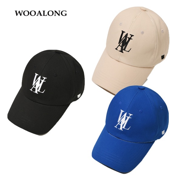 日本未入荷WOOALONG STRUCTURE BALL CAP 3カラー/キャップ/帽子/韓国ファ