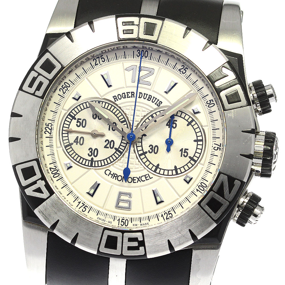 ロジェ・デュブイ ROGER DUBUIS SED46 78 C9.NCPG3.13R ニューイージーダイバー クロノグラフ 自動巻き メンズ 箱付き_751880【中古】