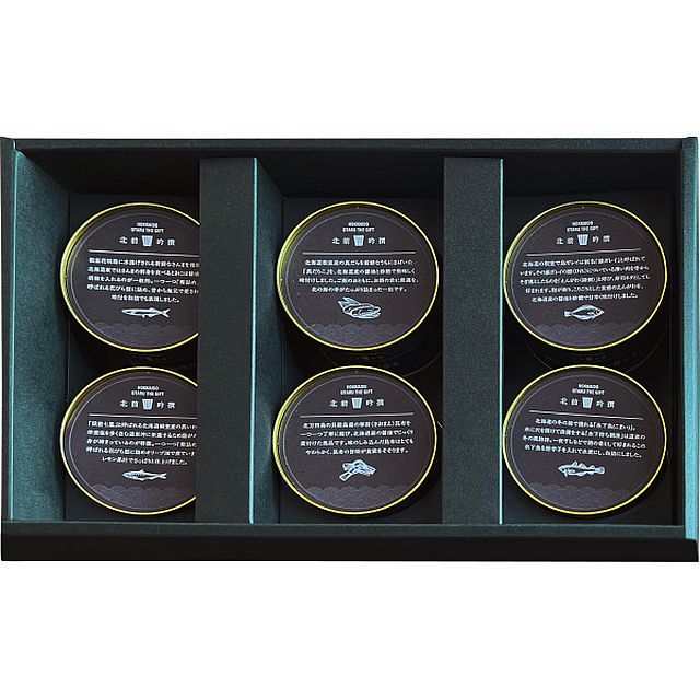 小樽百貨UNGA 北前吟撰北海道海の幸 缶詰6種セット