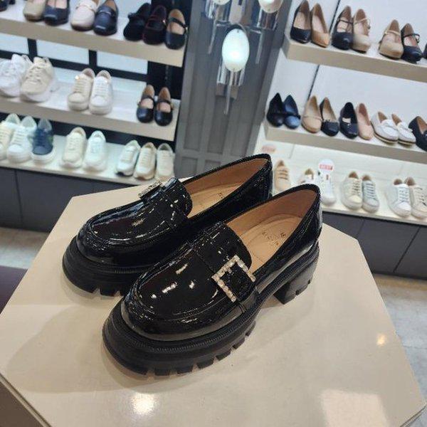 HC10 女性チャンキー牛革ローファー6cm LCWD74U61319 (45385717)