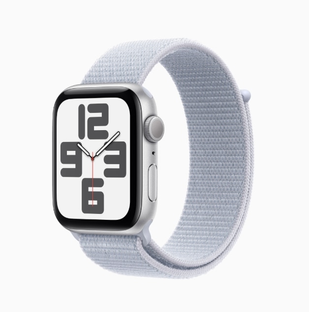 「新品」Apple Watch SE 第2世代 GPSモデル 44mm MXET3J/A [シルバー・ブルークラウドスポーツループ] 27,418円