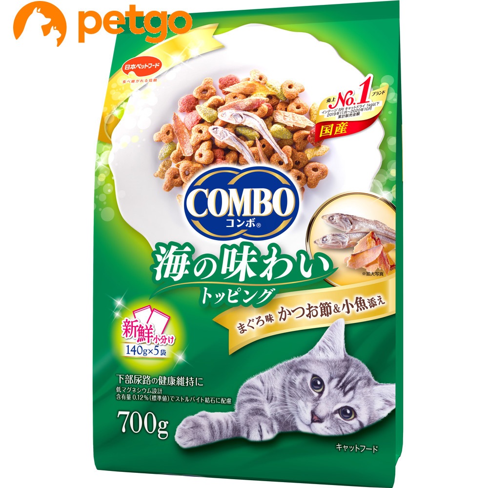 日本ペットフード コンボ キャット まぐろ味・かつおぶし・小魚添え 700g 価格比較 - 価格.com