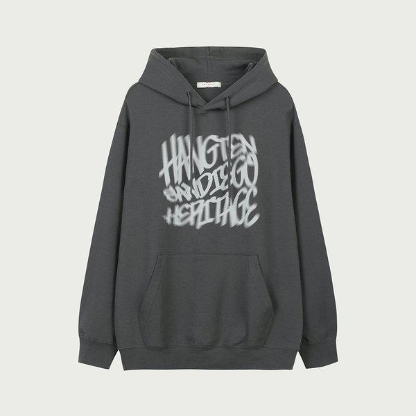 []共用ダブルフェイス落書きロゴフードTシャツ_165(10560-031-206-07)