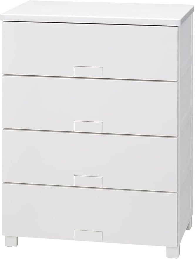 チェスト 完成品 フィットタイプ収納チェスト フルフラットデザイン タンス 幅 65× 奥行 41× 高さ 85cm 特許取得済み 収納ケース 衣装ケース 再生材配合 サステナブル ホワイト