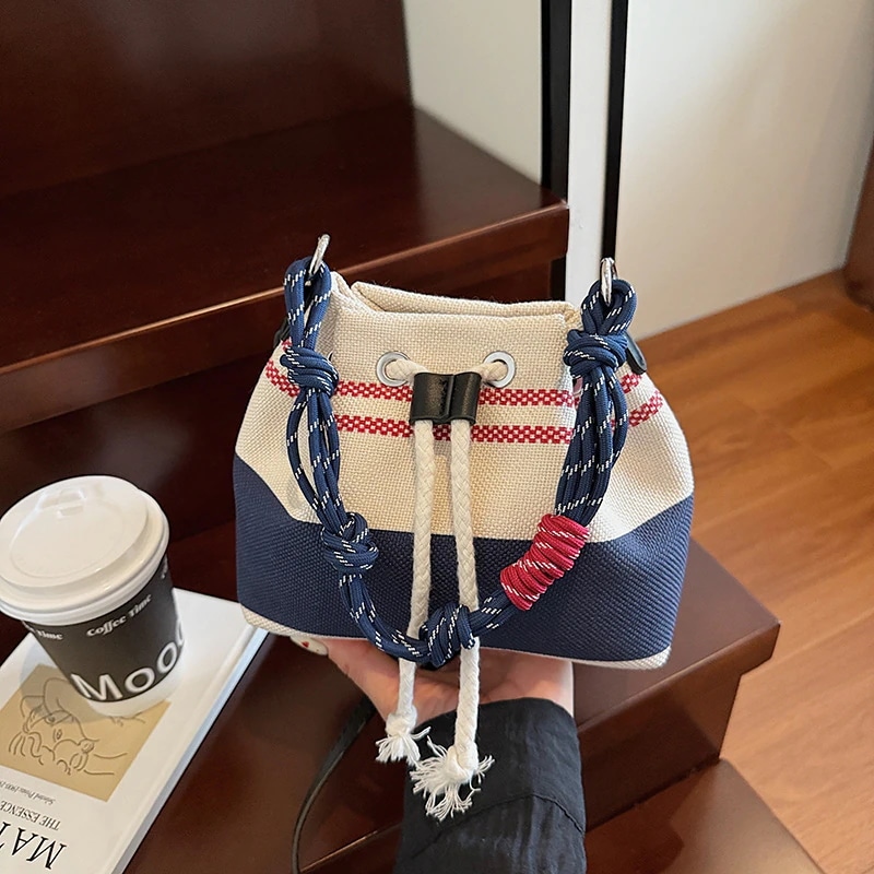 【超お得1つ買うと10個もらえる】メガ割ショルダーバッグ キャンバスバッグ レディース 新作 ファッション バケツバッグ サマー クロスボディバッグ