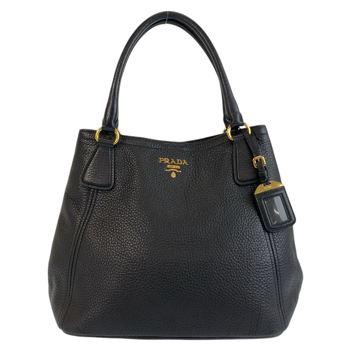 美品 ヴィッテロダイノ ブラック 黒 ゴールド金具 レザー トートバッグ ショルダーバッグ レディース 504213