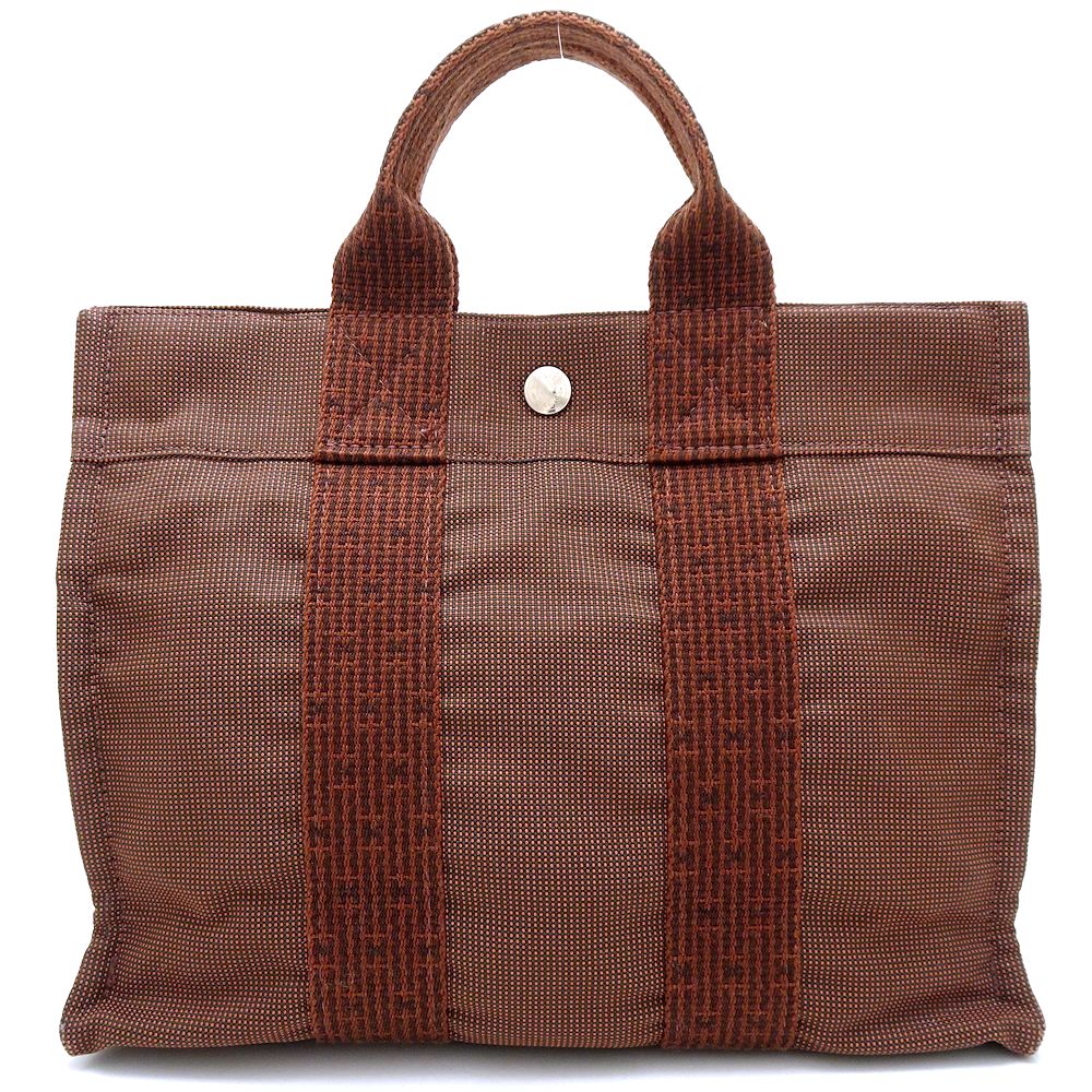 エールライン ハンドバッグ トートPM ショコラ ナイロン/ 350266【中古】