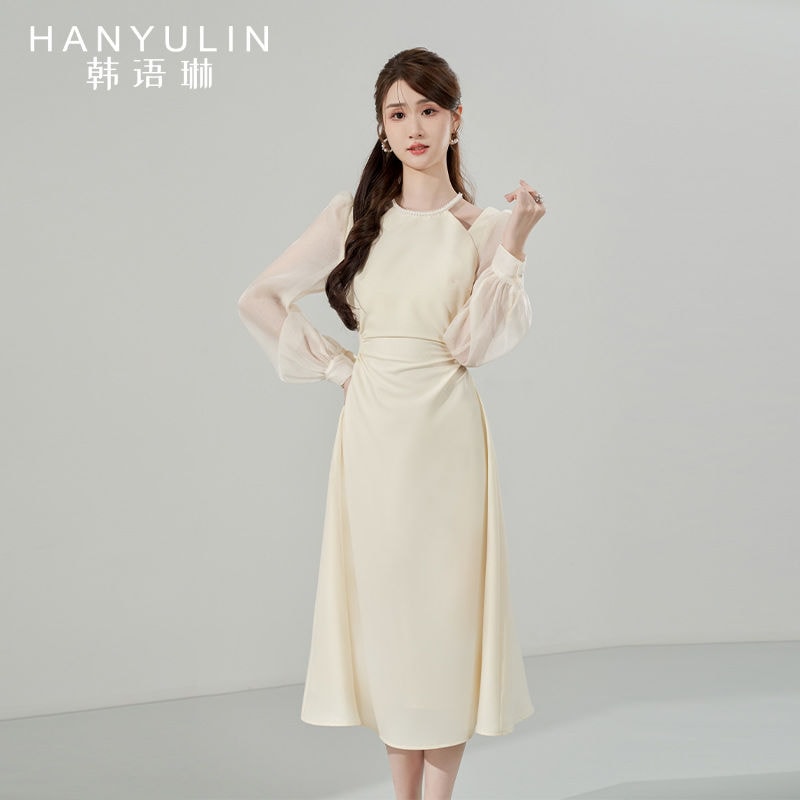 ドレス レディース 春新作 スリム プレミアム 長袖ドレスドレス スーツ パーティードレス ウェディングドレス キャバドレス 結婚式 ドレス