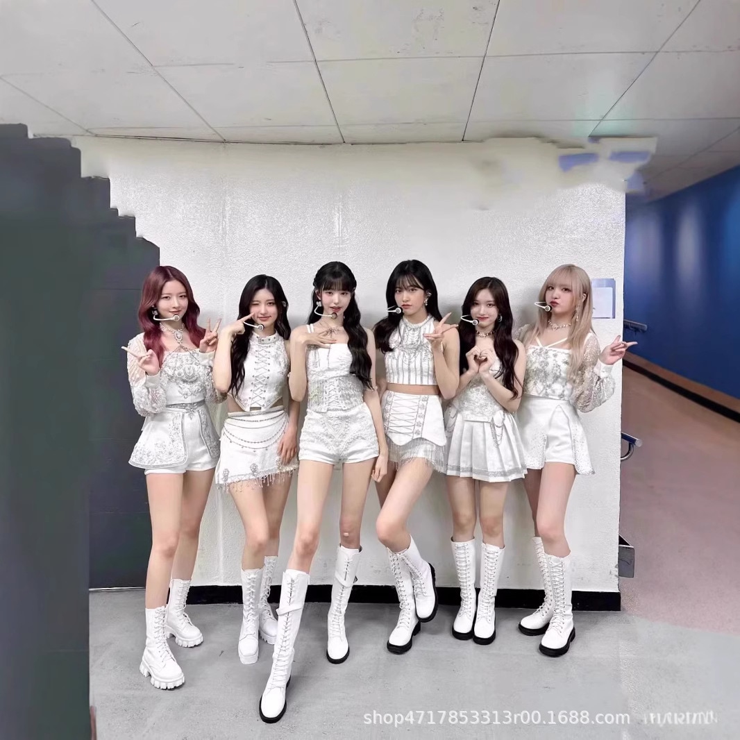 IVE グッズ アイドル同型衣装 打ち歌衣装 セットアップ 華やかな衣装 IVE 応援テーマ衣装 パフォーマンス衣装 K-POP 韓国ファッション