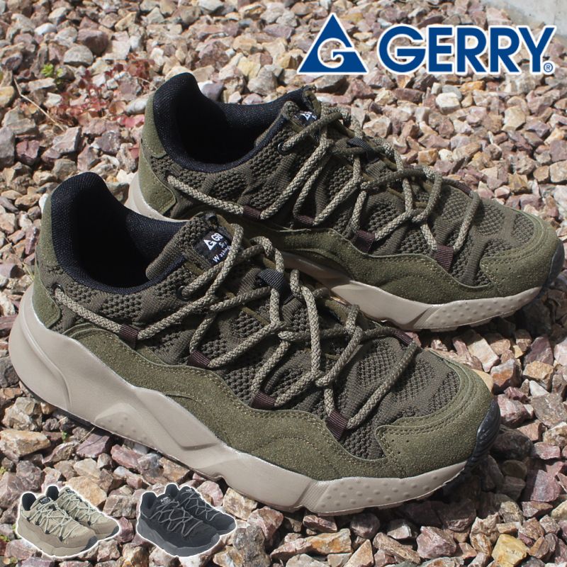 GERRY ジェリー スニーカー メンズ アウトドア クロッグ モックシューズ 軽量 アメリカ 耐滑 キャンプ ナイロン メッシュ スリッポン GR7506 春 夏 秋 冬 父の日 sangr7506