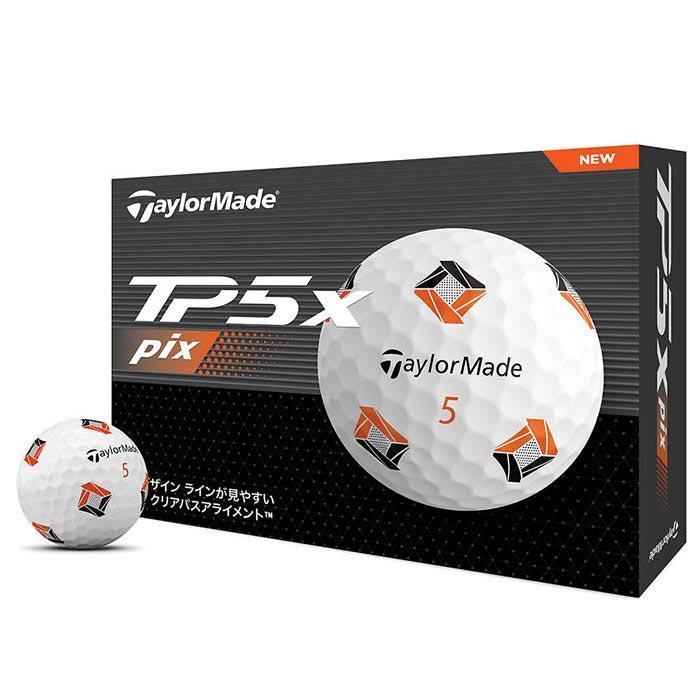 【新品】Taylor Made テーラーメイド ゴルフボール TP5x pix 2024年モデル