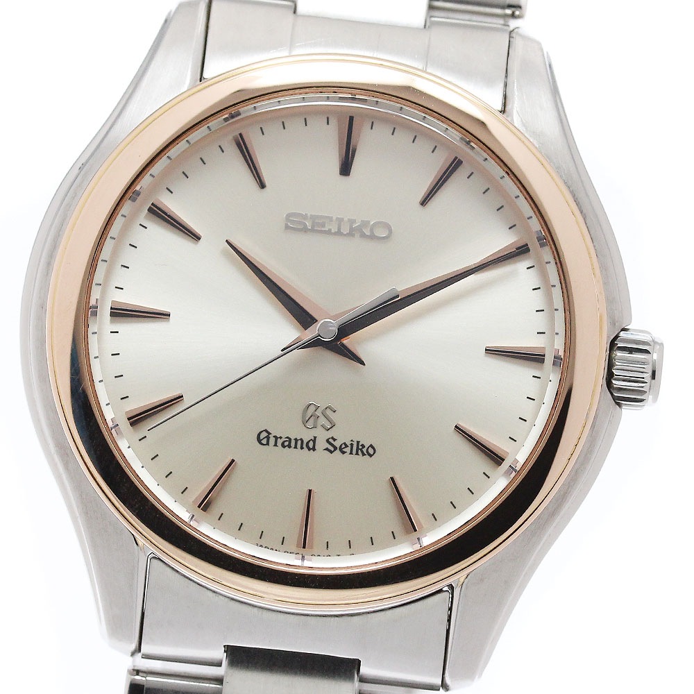 セイコー SEIKO SBGX004/9F61-0A20 グランドセイコー K18PGベゼル クォーツ メンズ 保証書付き_945804【中古】