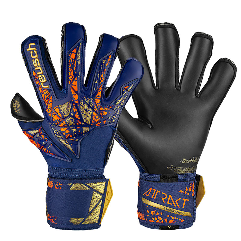ロイシュ reusch アトラクト ゴールド X エボリューション サッカー キーパーグローブ 24SS(5470964-4411)
