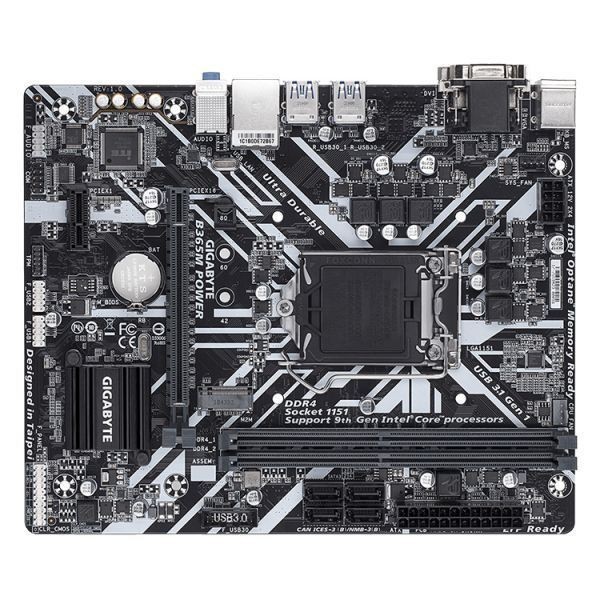 GIGABYTE B365M POWER DDR4 LGA1151 8th/9th POWER Ultra Durable Motherboard