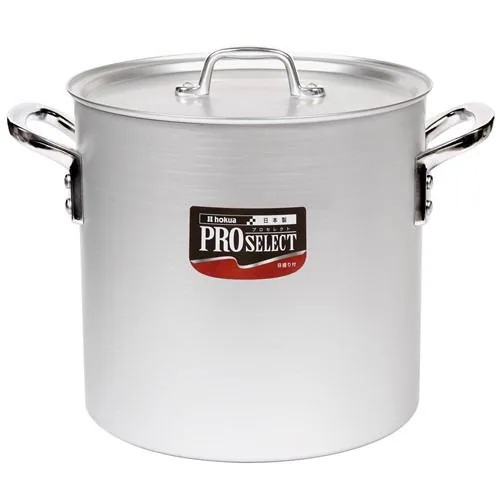 北陸アルミニウム プロセレクト 寸胴鍋 18cm 4.2L シルバー A1520018