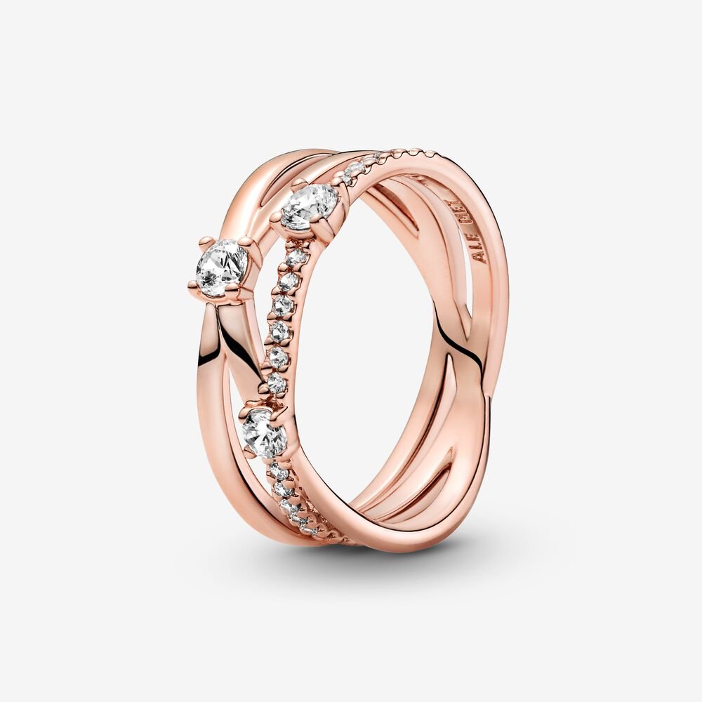 パンドラSparkling Triple Band Ring リング 189400C01