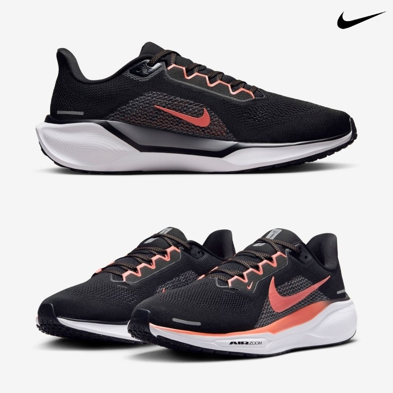 [NIKE] ナイキ スニーカー ペガサス41 ロード ランニングシューズ / BLACK