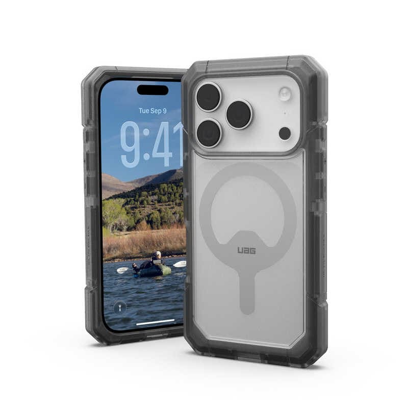 UAG　iPhone 17 Pro用 MagSafe対応 TROOPER(クリア/アッシュ)　UAG-IPH25MA-TMS-C/A