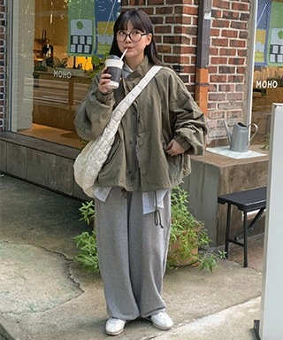 [韓国制作/3color] デイリーハーフフィールドジャケット