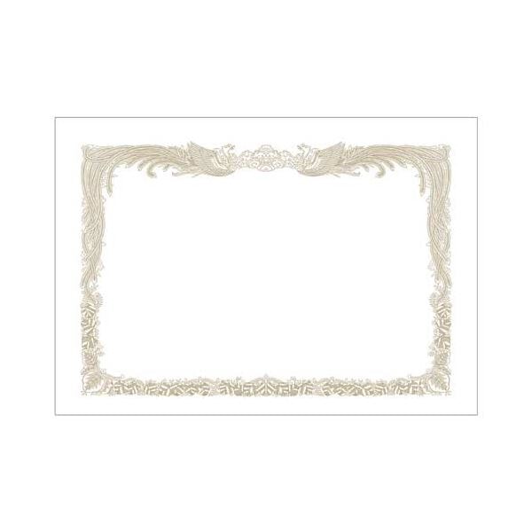 （まとめ） ササガワ タカ印 ミニ賞状用紙 A5判タテ書用 10-1650 1ケース（100枚） (×5セット)