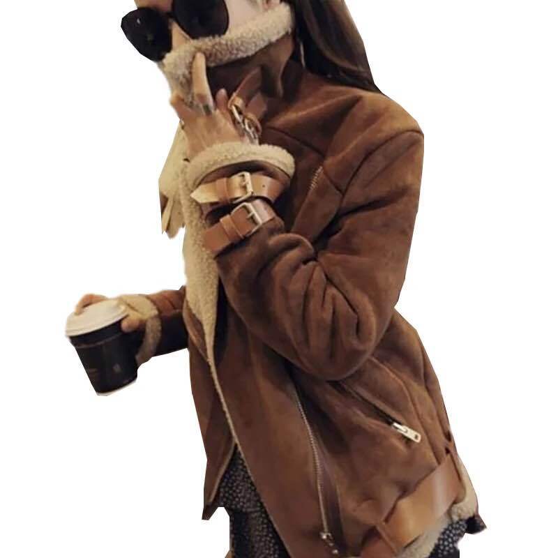 レディースジャケット 裏起毛 裏ボアコートもこもこ厚手 コートA2077