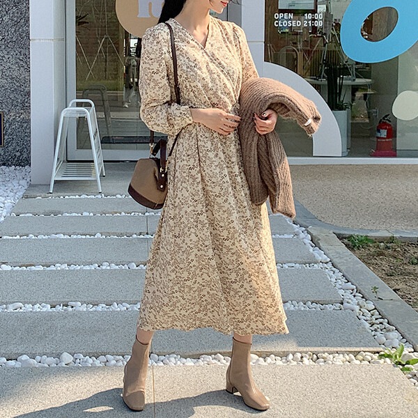 ニロラップロングワンピース61788ビッグサイズレディースファッション