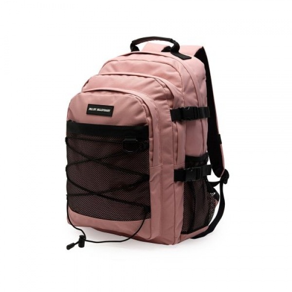 JILLBYJILLSTUARTACCPinkMeshPocketLogo3tierBackpackJLBA0E732P2