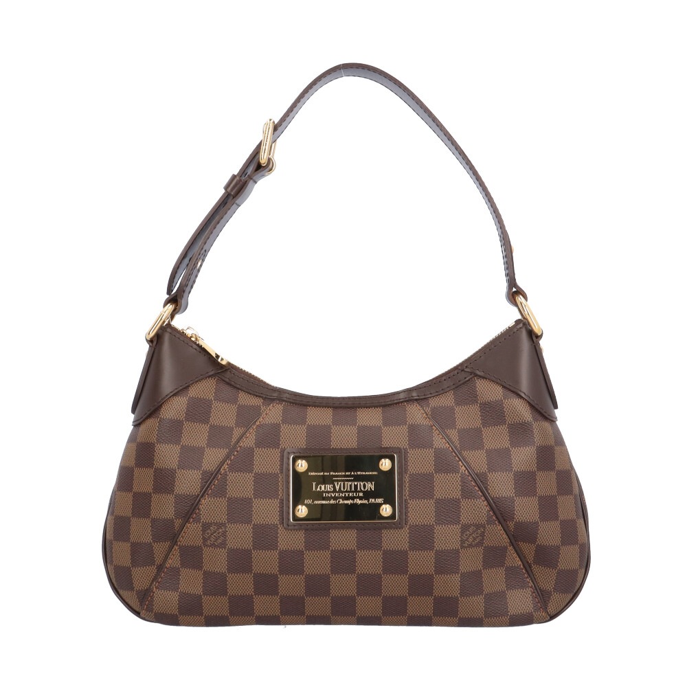 ルイヴィトン テムズPM ダミエ ショルダーバッグ ダミエキャンバス N48180 ブラウン LOUIS VUITTON 中古 美品