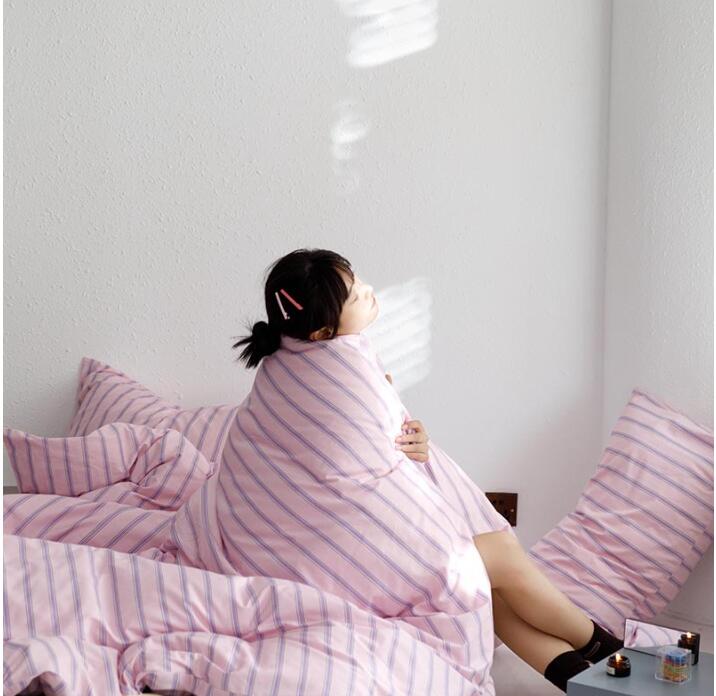 【2026 売れ中】 新入寝具カバーセット ストライプ 和式 洋式 布団カバーセット 掛けカバーセット ボックスシーツ 掛ふとんカバー 3点セット 4点セット 寝具カバーセット ベッド用品 フラッ【3