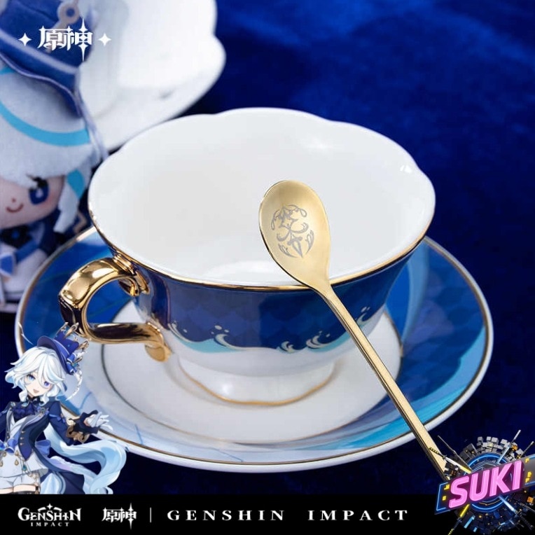 「カップ&ソーサーセット」【プロ品質を極める!】原神 グッズ / フリーナ インプレッションシリーズ / Genshin Impact Furina 芙宁娜 げんしん コスプレ