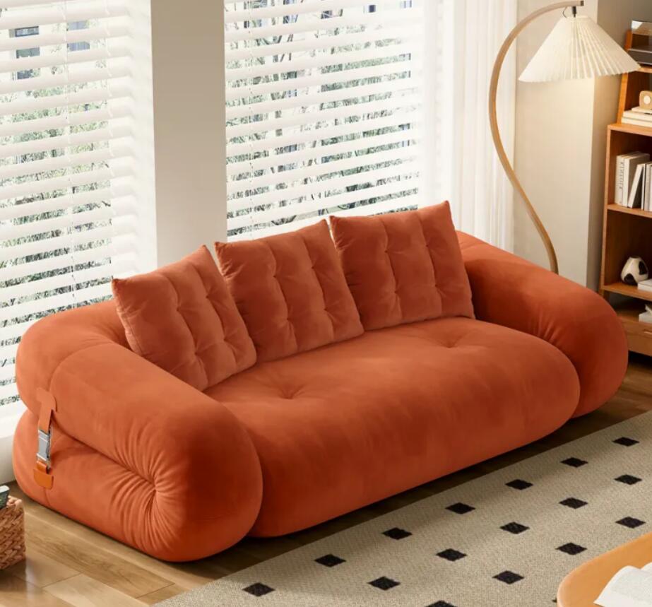 モダンなリビングルーム家具圧縮ソファーソファベッド　ソファーベッド　多機能ソファーベッド くつろぎ空間 1日中ここにいたい リクライニングソファ おうち時間 がさらに幸せに