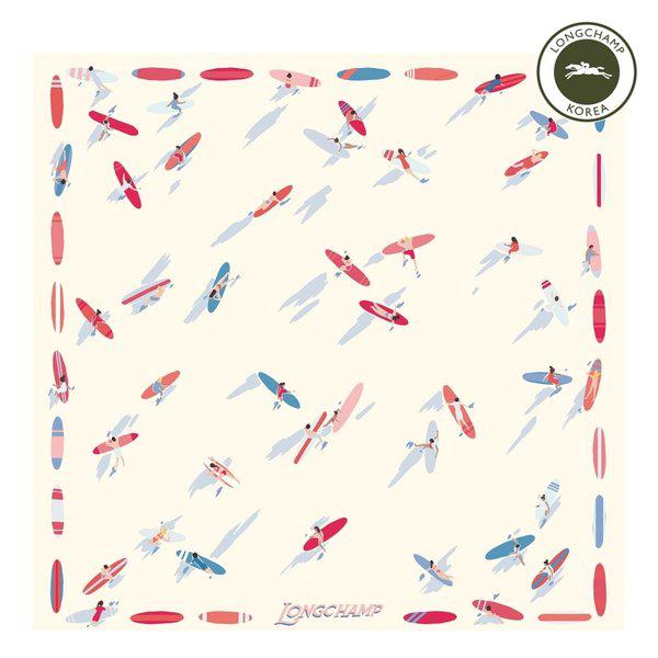 [公式] 26SS シルク スカーフ 50 50668GSO238