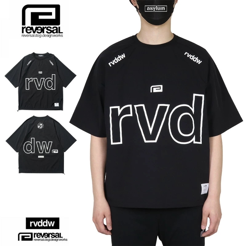 リバーサル Tシャツ reversal 半袖 トップス メンズ レディース ブランド 大きいサイズ おしゃれ おすすめ 人気 黒 rvddw ブラック
