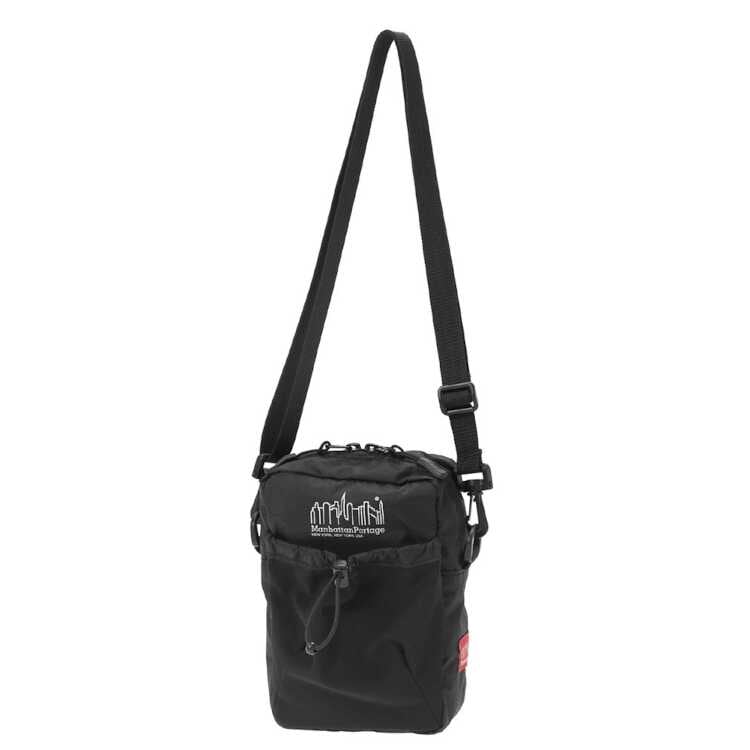 グリーンウェイ ミニショルダーバッグ リップストップナイロン ブラック W12.5×H19×D6cm #MP1484RN-1000