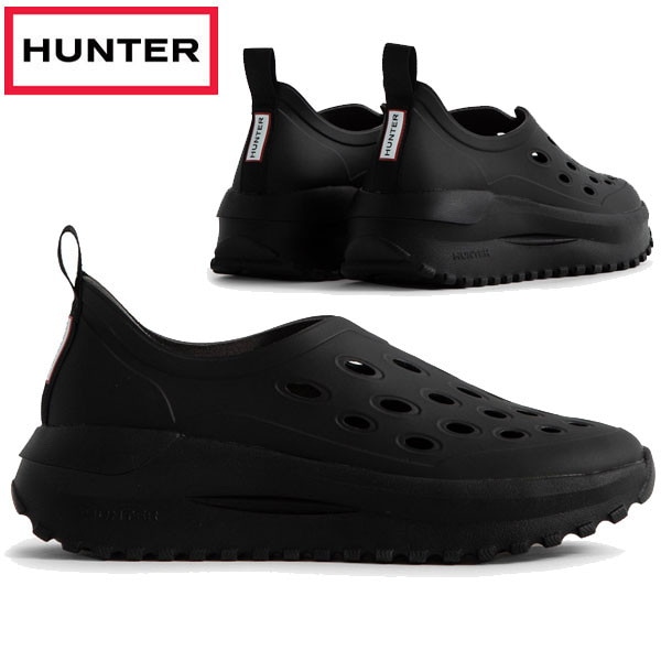ハンター HUNTER ユニセックス トラベル フロー シューズ UFK1001EVA-BLK 