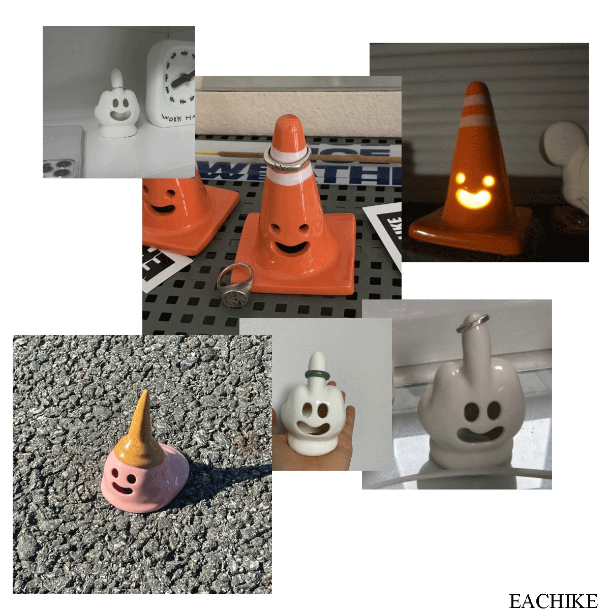 可愛くてユニークな商品 EACHIKE ハンドサインリングホルダー