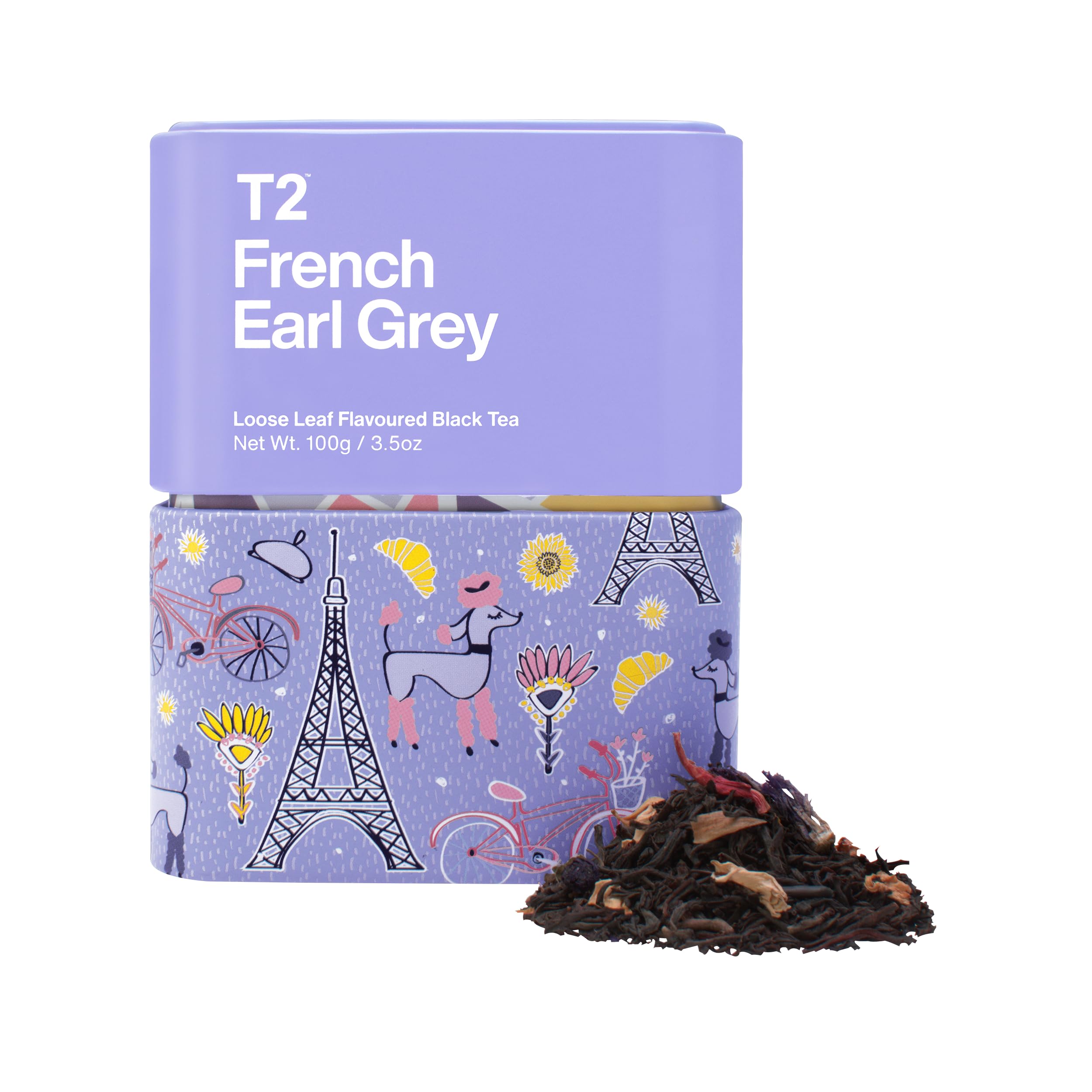 T2 フレンチアールグレイ French Earl Grey 100g 紅茶 リーフティー ギフト プレゼント 誕生日 母の日