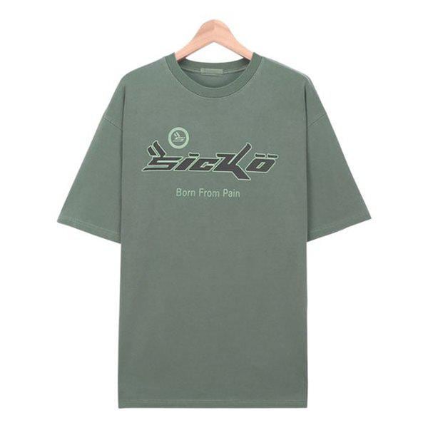 半袖Tシャツ SWV055 4色 メンズ オーバーサイズ ラウンド 涼しい夏 半袖Tシャツ